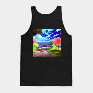 Anime Style Landscape Tank Top